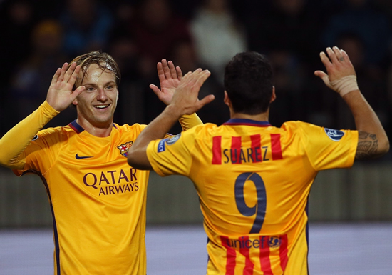 BATE Borisov 0 - 2 Barcelona: Ivan Rakitic double earns Barcelona victory at BATE Borisov