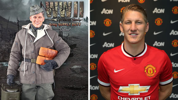 Manchester United's Bastian Schweinsteiger launches legal action over 'Nazi lookalike' doll