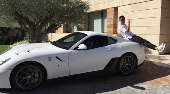 Ronaldo's new wheels