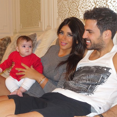 Chelsea star Cesc Fabregas chills with family ahead of Hammers clash