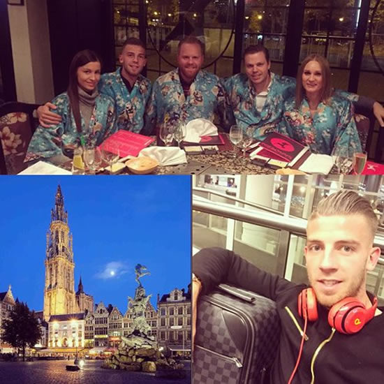 Tottenham star enjoys Antwerp break before Aston Villa clash