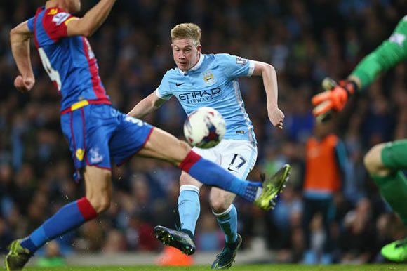 Man City 5 Crystal Palace 1: Manuel Pellegrini's men cruise to victory at the Etihad