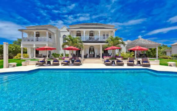 Man United striker Wayne Rooney puts Barbados mansion up for rent at £8,000-per-week