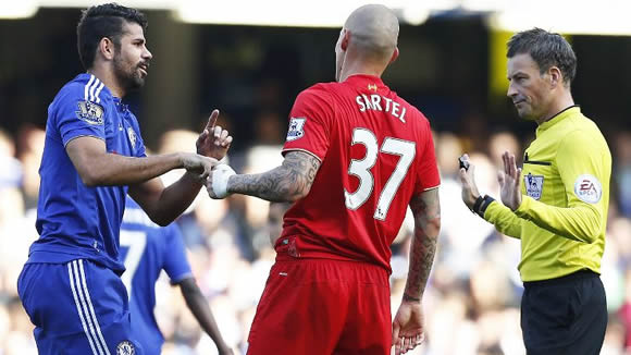 Chelsea's Diego Costa could face four-game ban after Skrtel clash