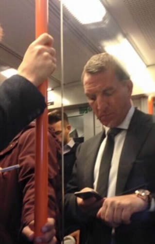 Brendan Rodgers spotted on London Underground amid Chelsea reports