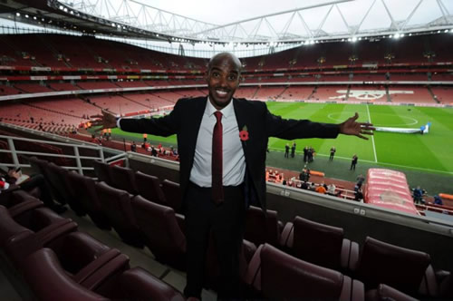 Mo Farah loves Arsenal so much he tried to name his children after the club