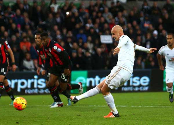 Swansea 2-2 Bournemouth: Shelvey seals Swans comeback