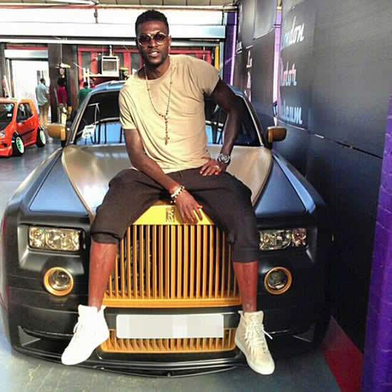Unemployed Emmanuel Adebayor buys an unmissable £300,000 new car