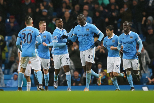 Manchester City 2 - 1 Swansea City: Manchester City leave it late to see off Swansea in dramatic finish