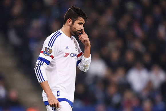 Chelsea flop Diego Costa mocks team-mates for 'sleeping' in Leicester defeat