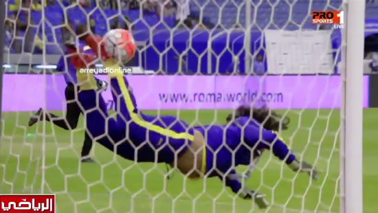 Colombia goalkeeper Rene Higuita, 49, does scorpion kick