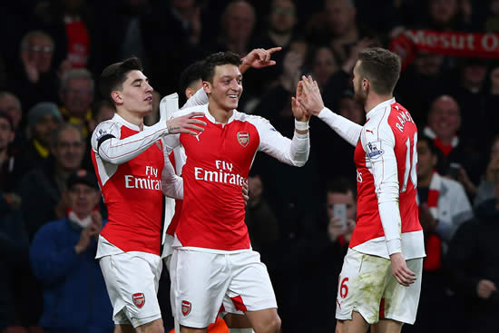Arsenal 2 - 0 Bournemouth: Mesut Ozil inspires Arsenal to easy win over Bournemouth