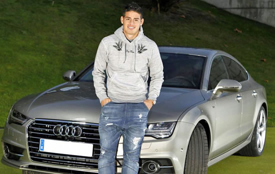 James Rodriguez chased by under-cover police at 200 km/h on way to Real Madrid training