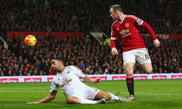 Louis van Gaal hails Wayne Rooney's 'beautiful' winner against Swansea