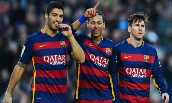 Messi, Suarez, Neymar set to start