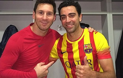 Emotional letter from Xavi to Messi