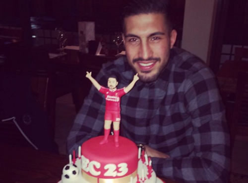 Emre Can shows off awesome Liverpool birthday cake
