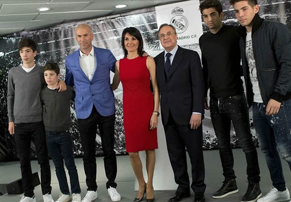 Zidane's sons left out of Real Madrid plans amid Fifa ban