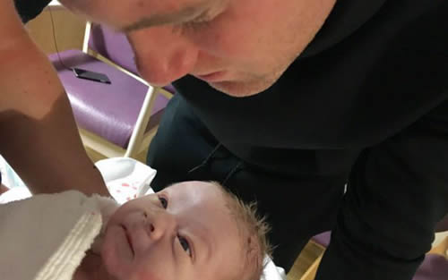 Wayne Rooney and wife Colleen welcome third child