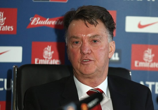 Louis van Gaal admits loss to Derby could get him sacked