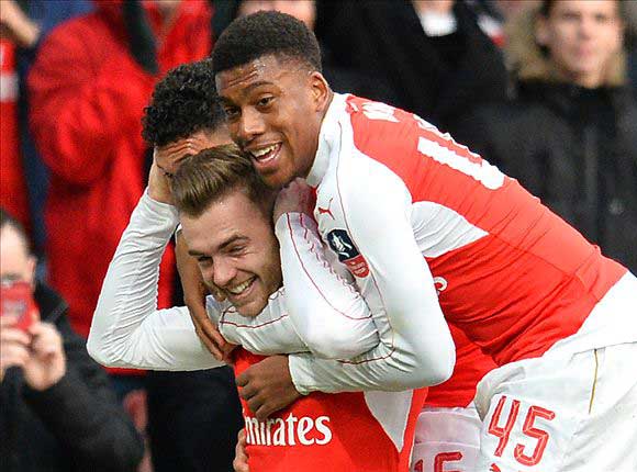 Arsenal 2-1 Burnley: Chambers and Sanchez send Gunners through