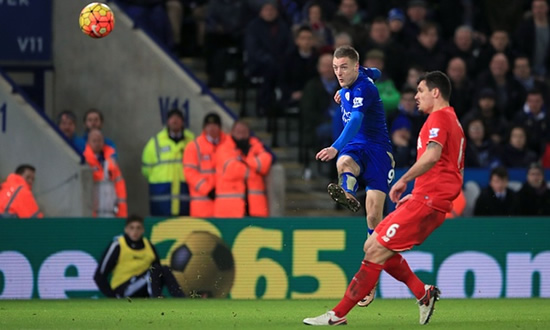 Leicester City 2 - 0 Liverpool: Jamie Vardy wonder strike helps Leicester send out title warning