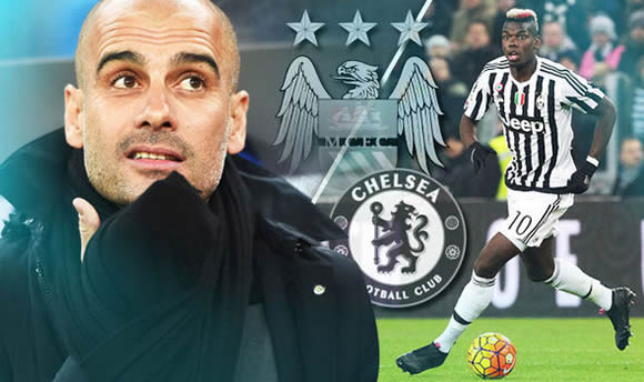 Juventus ace Pogba sparks £70m race between Chelsea and Man City after transfer hint