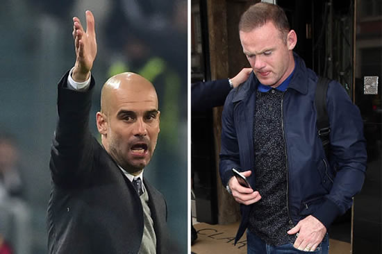 Pep Guardiola looking to move to Wayne Rooney's neighbourhood