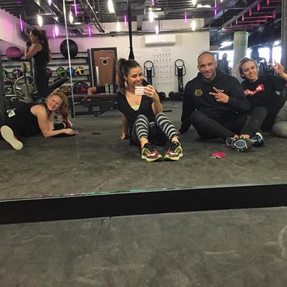 Martial and Darmian’s girlfriends work out ahead of West Brom v Man Utd