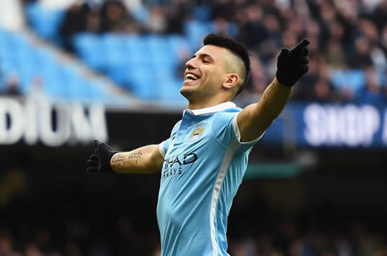 Manchester City 4 - 0 Aston Villa: Sergio Aguero at the double as Manchester City return to winning ways