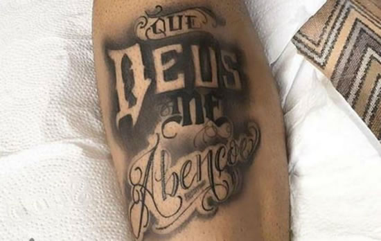 Neymar's new tattoo: 