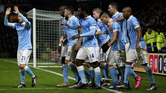 Man City need nine wins for Premier League title, says Manuel Pellegrini