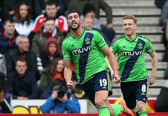 Stoke City 1 - 2 Southampton: Graziano Pelle double helps 10-man Southampton defeat Stoke
