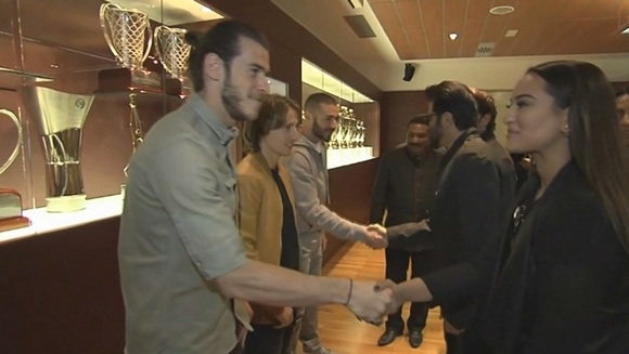 Bollywood stars get to know the Bernabeu