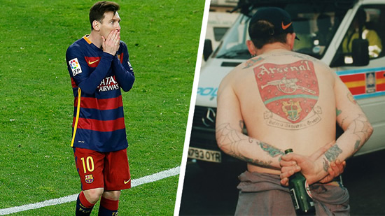 Arsenal fans are ludicrously happy after Barcelona’s *Invincibles* finally lose