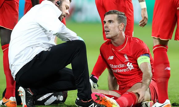 Jordan Henderson likely to miss Euro 2016 with knee ligament injury