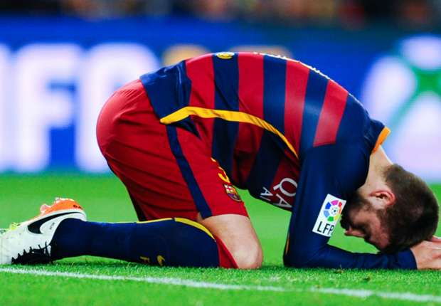 Pique staying positive despite Barca slump