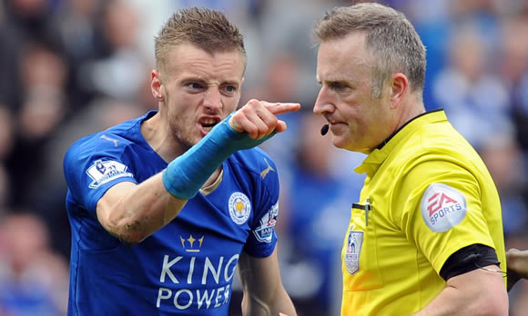 Leicester's Jamie Vardy set for extra game ban after FA charge