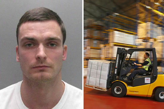 Adam Johnson will be offered courses on how to drive a forklift truck