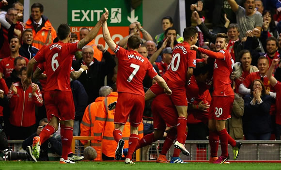 Liverpool 4 - 0 Everton: Liverpool turn up the heat on Roberto Martinez with ruthless derby victory