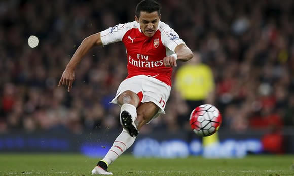 Arsenal 2 - 0 West Bromwich(WBA): Alexis at the double to show absent fans what they are missing