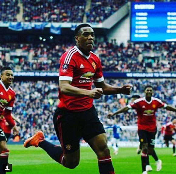 Photo: Marcus Rashford sends heartfelt message to Anthony Martial after Man Utd winner