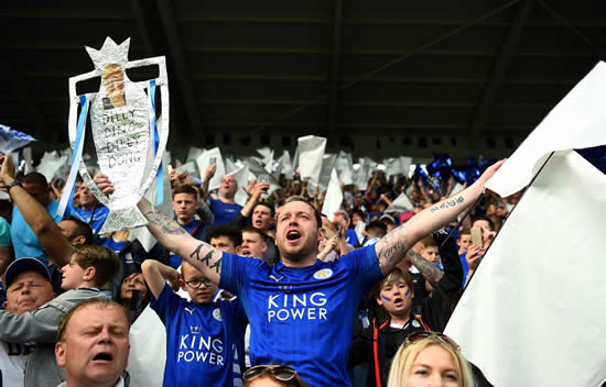 Leicester City 3 - 1 Everton: Leicester celebrate Premier League title in style as they see off sorry Everton