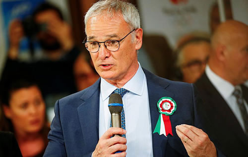 Tavecchio: Ranieri could one day win World Cup for Italy