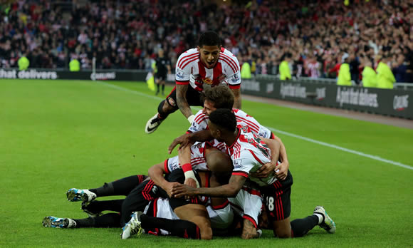 Sunderland 3 - 0 Everton: Sunderland complete another improbable survival mission with win over Everton