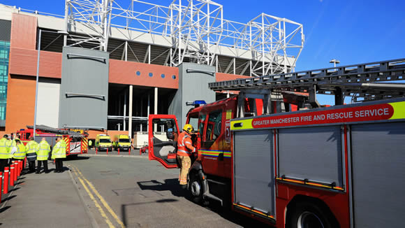 Police: Old Trafford 'bomb' was dummy device left over from training exercise
