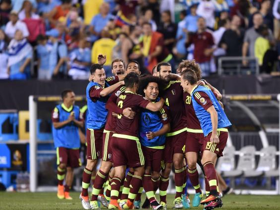 Copa America 2016: Uruguay dumped out by Venezuela after losing opening two matches