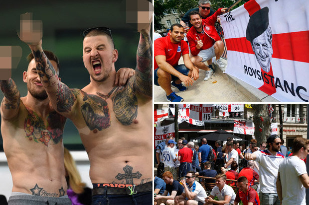 England fans in party mood – as Slovakia’s 'maddest and baddest' promise riots