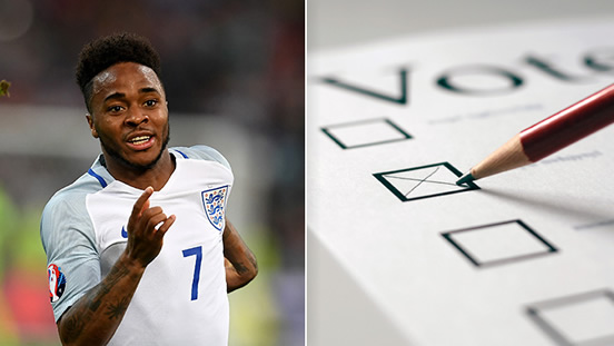 Raheem Sterling unable to vote in EU referendum because he can’t put a cross in the box