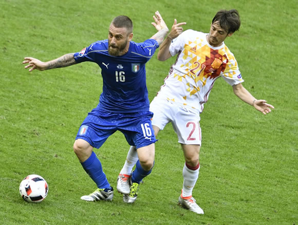 Daniele De Rossi to miss Italy-Germany Euro 2016 quarterfinal with thigh injury
